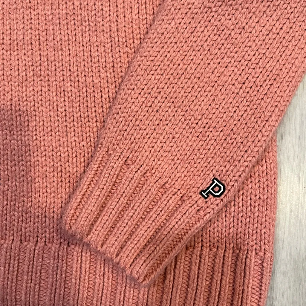NWOT PINK Victoria's Secret Pink Crew Neck Sweater‎ with Ribbed Texture - Image 4