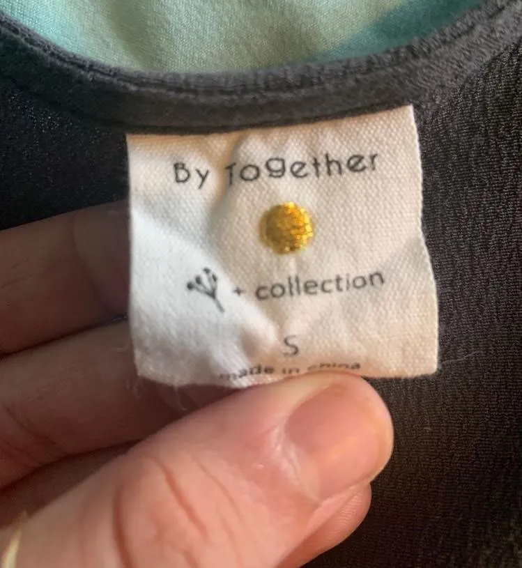 By Together Charcoal Gray Romper - Image 3