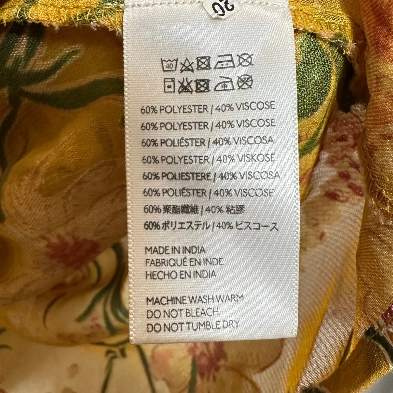 Free‎ People Only In Dreams Burnout Kimono Women's OS Gold Tie Waist Sheer Top - Image 8