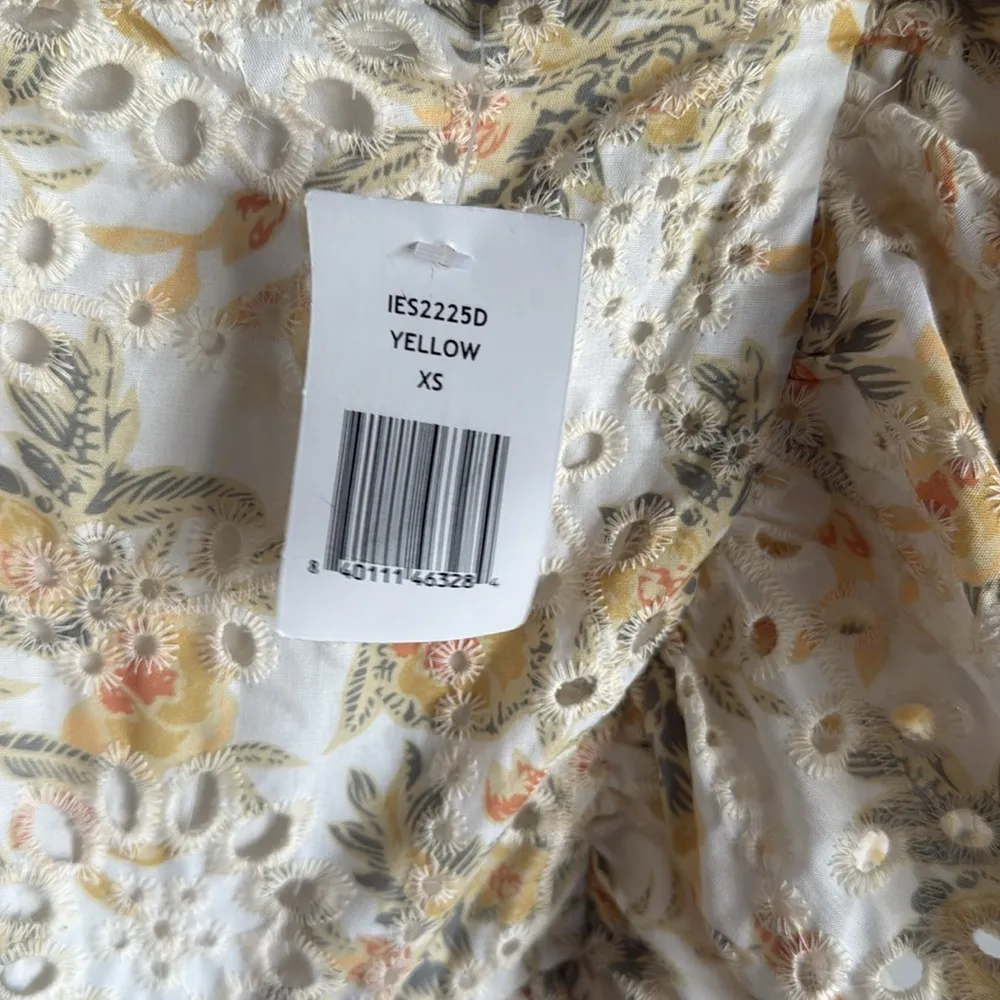 NEW En Saison Opposites Midi Dress in Yellow Orange Size XS - Image 9