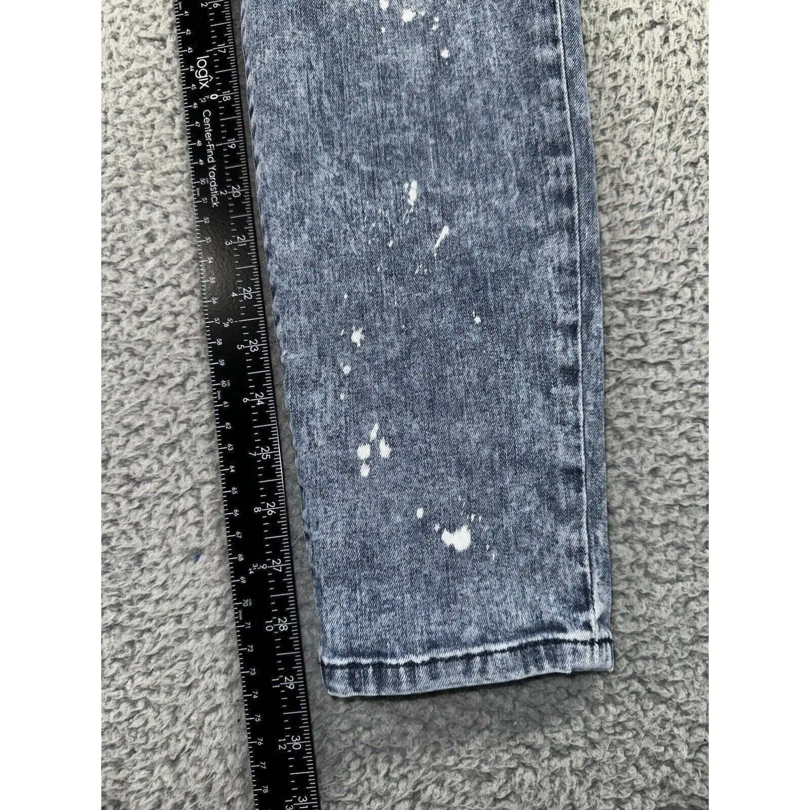 Cabi Jeans Women 10 Low Rise Skinny Acid Wash Festival Party Casual Retro 30x29‎ - Image 6