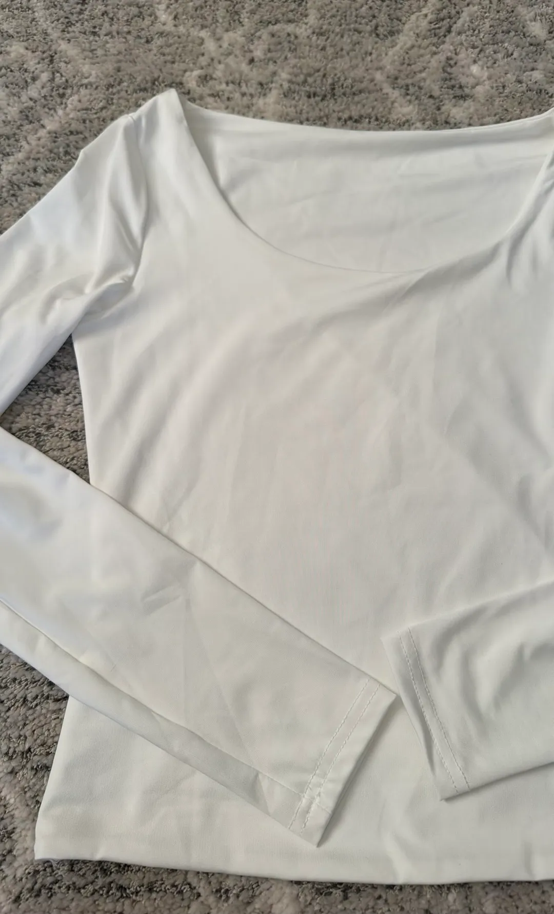 White Long Sleeve Size XS - Image 2