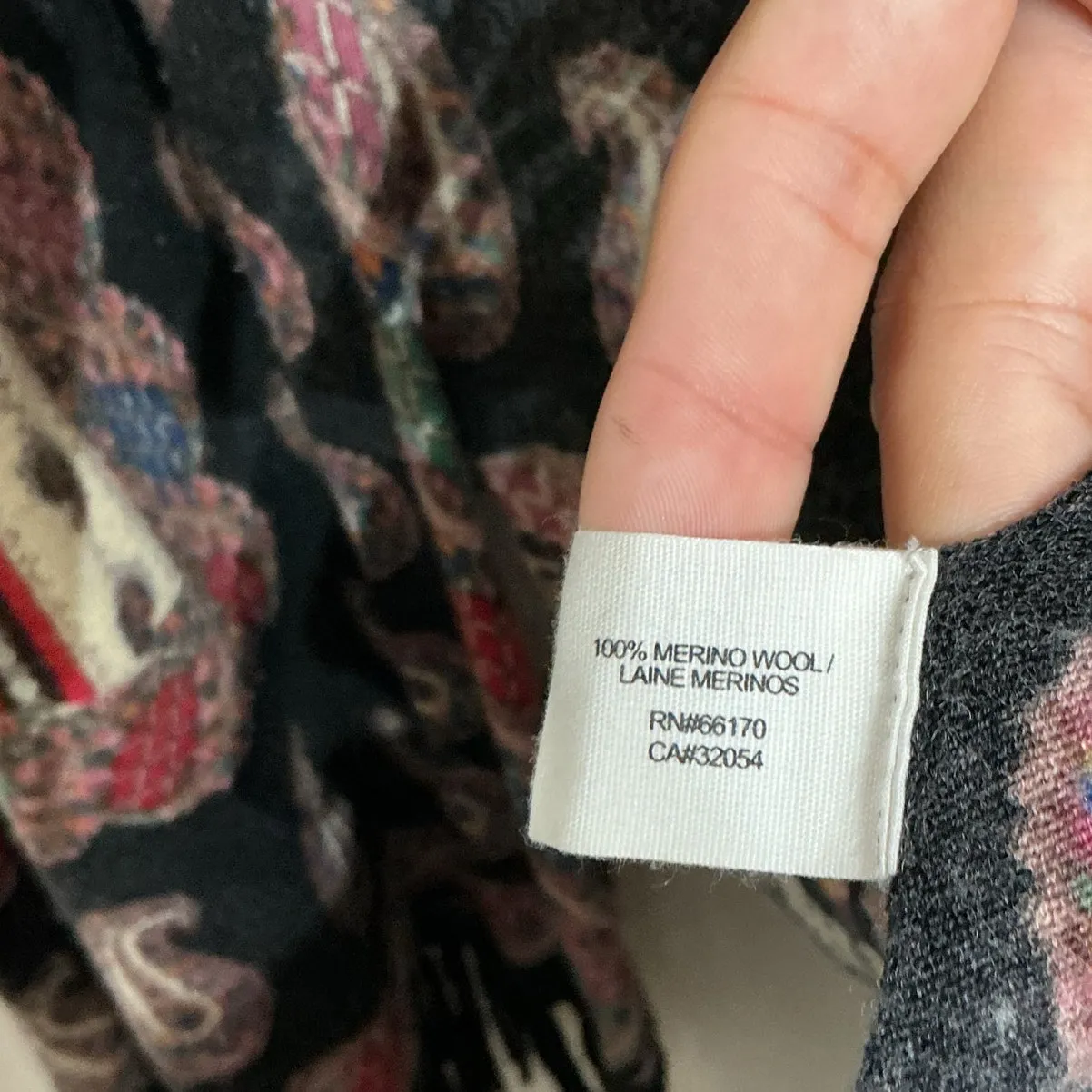 Anthropologie Guinevere Merino Wool Poncho Cardigan Sz M - Image 7