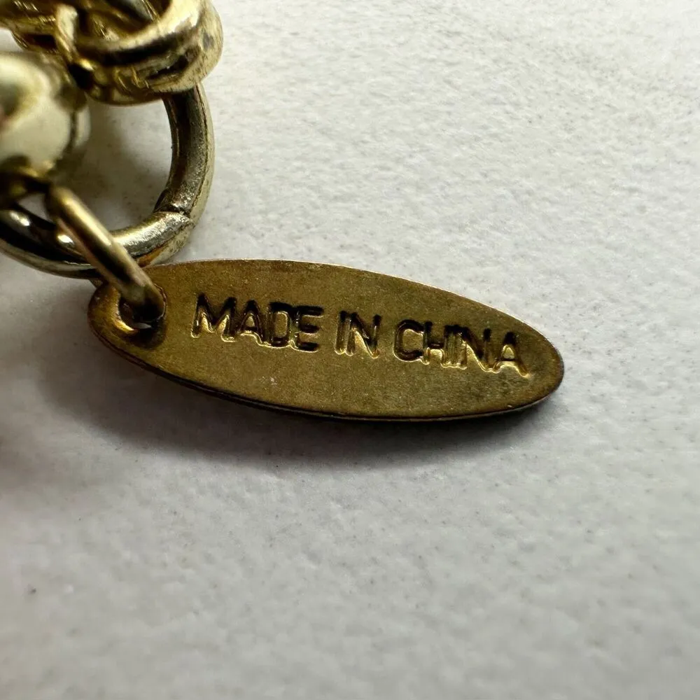 Skinny Hoop Gold Tone Metal Chain Link Belt One Size (OS) Y2K Minimalist ✨ - Image 13