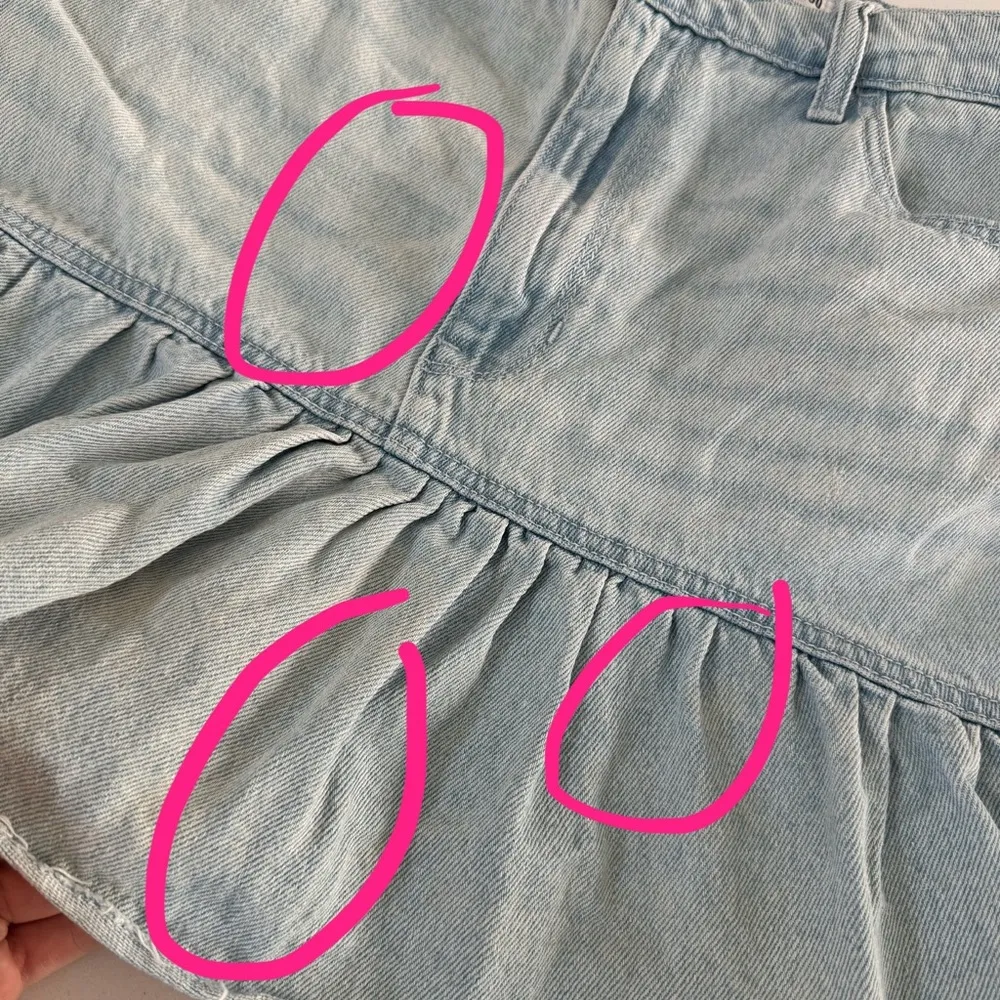 Hollister Blue Ruffled Mini Skirt - size 11 - Image 8