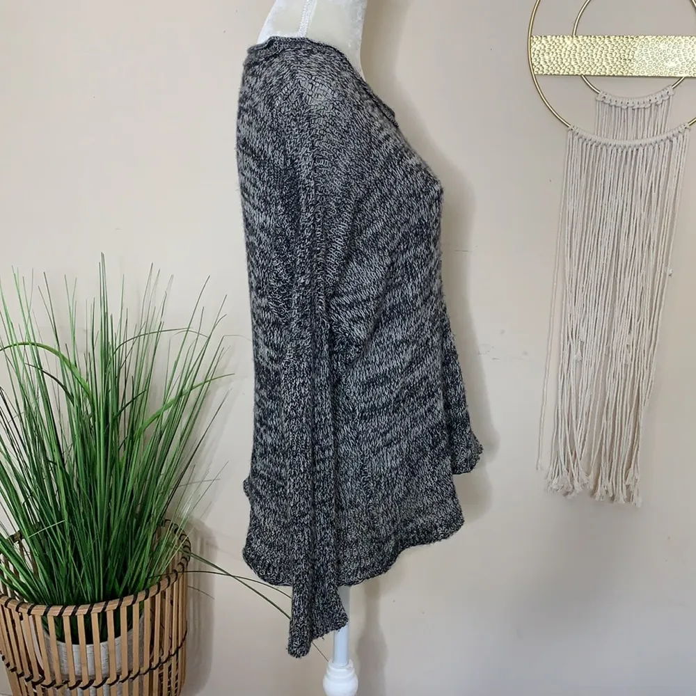 nsf • wool cashmere vneck marled open knit sweater Size XS - Image 46