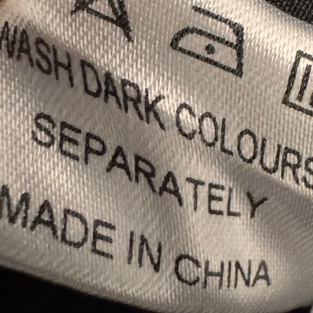 MICAS Fashion Jeans Statement Vegan Leather Patchwork Wide Leg High Rise Sz M - Image 7