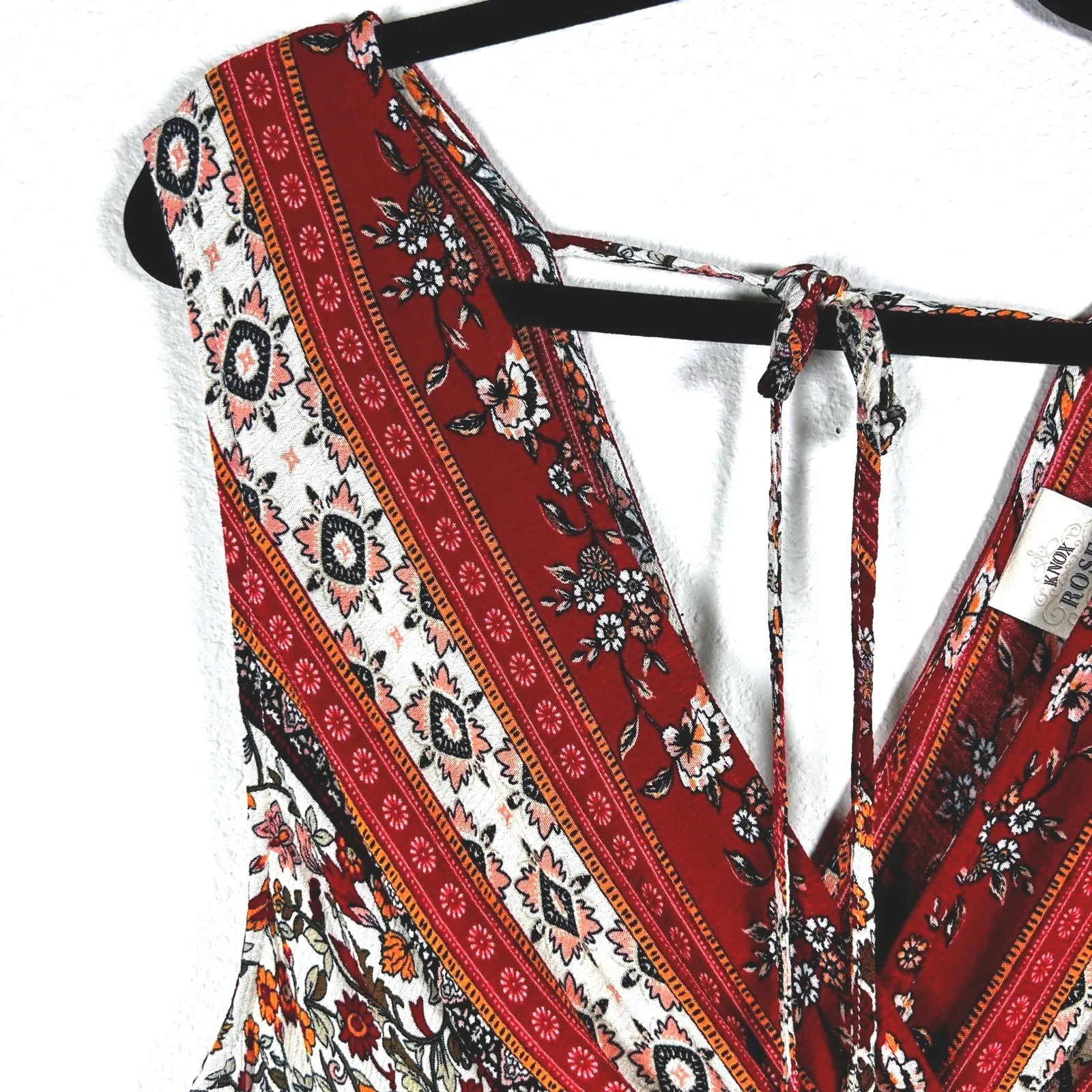 Knox Rose Maxi Dress XXL Sleeveless Floral Print Bohemian V Neck‎ Summer - Image 5