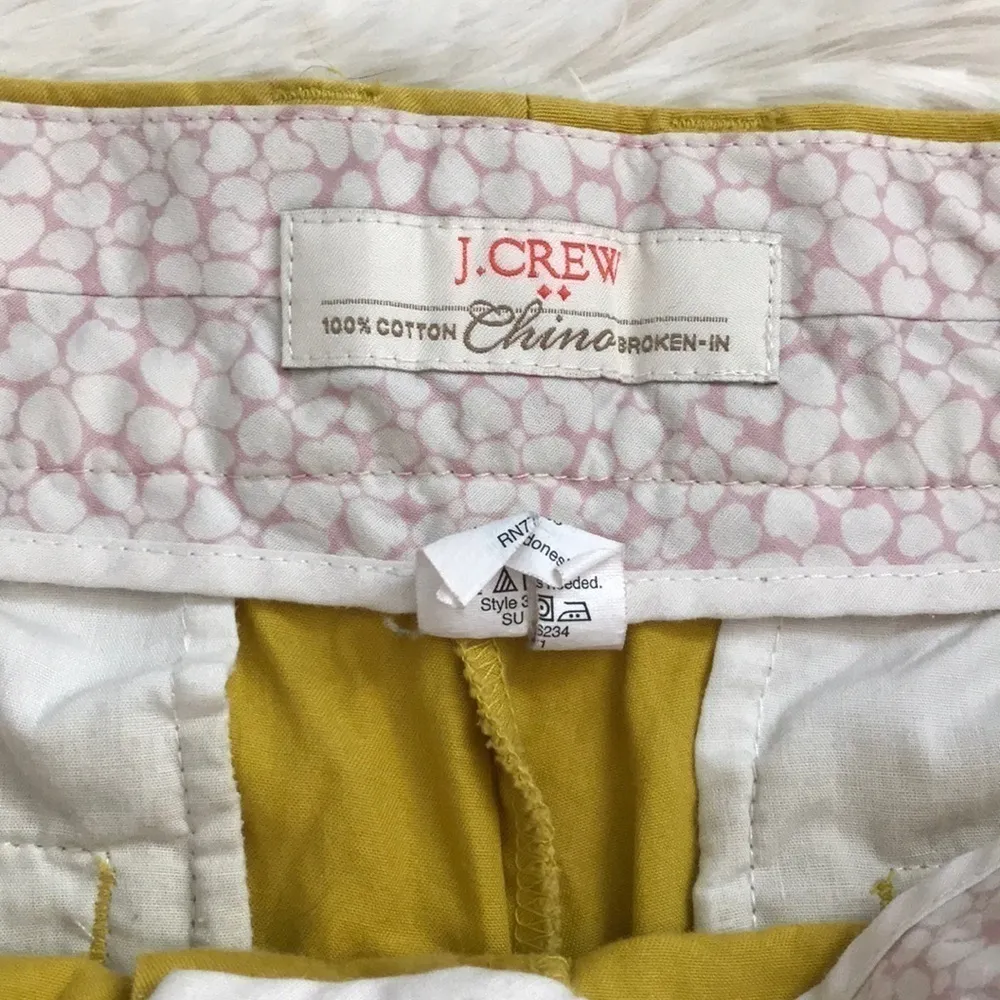 J.Crew Mustard Broken-In Chino Shorts - Image 3
