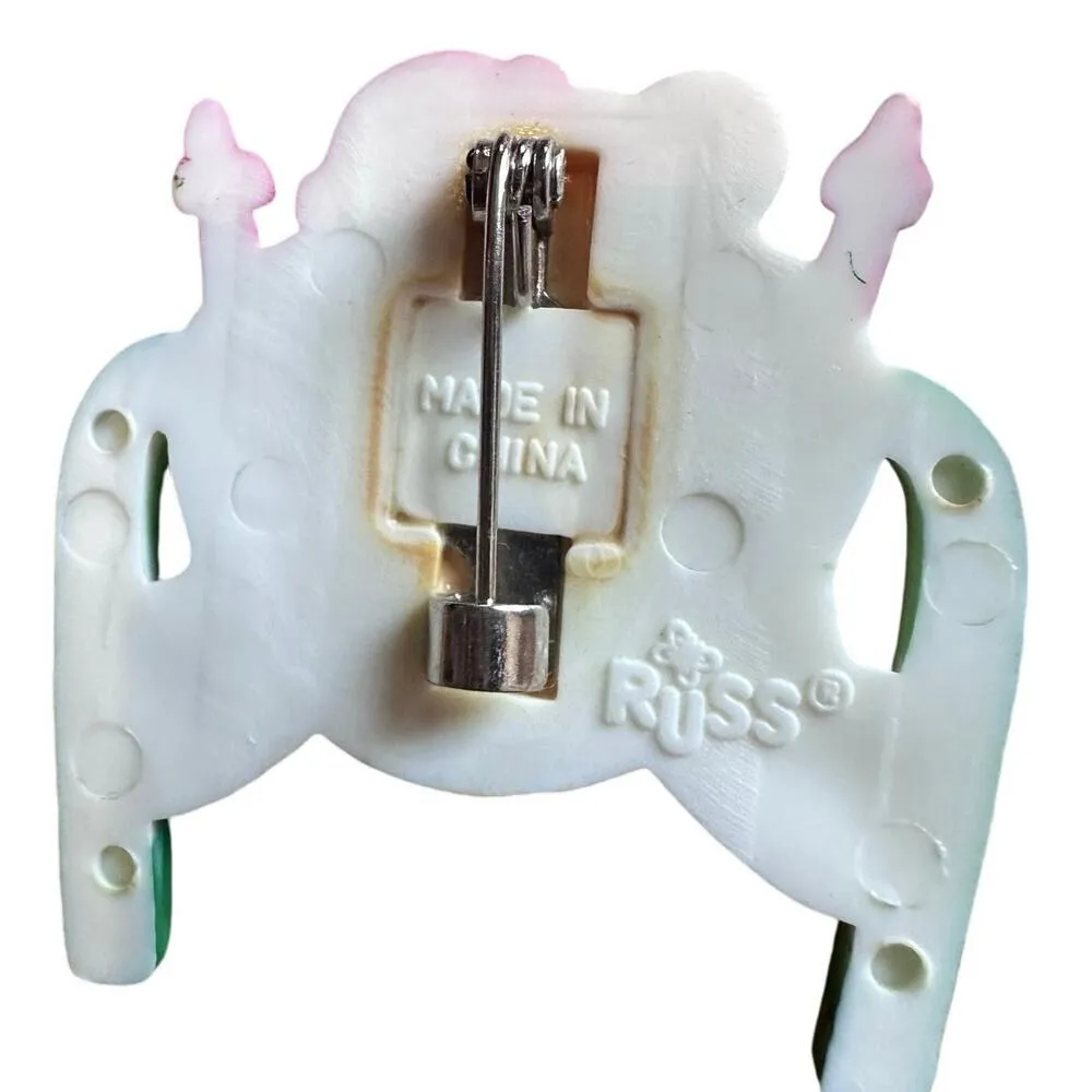 Vintage 80s Russ Polar Bear Pin - Image 2