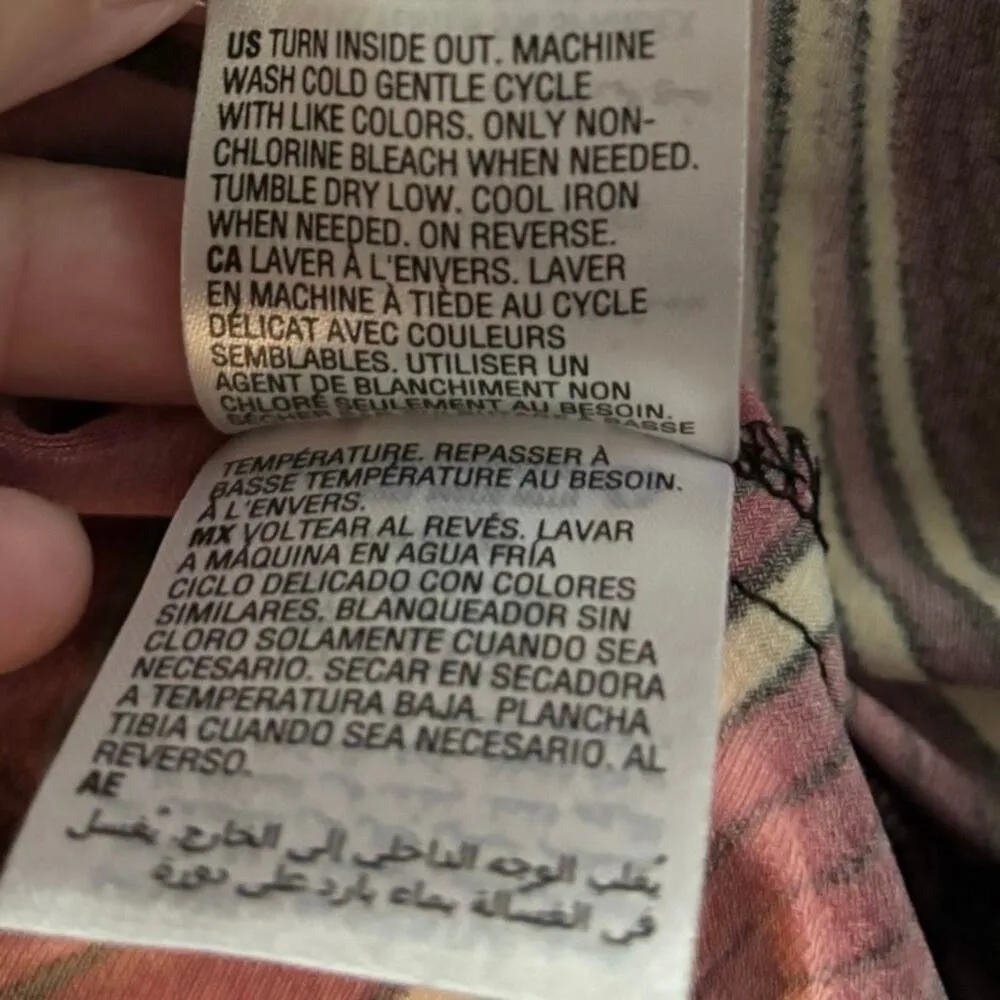 JM Collection Size LP PL Large Petite Blouse Retro Print 70s Half Zip Career - Image 6