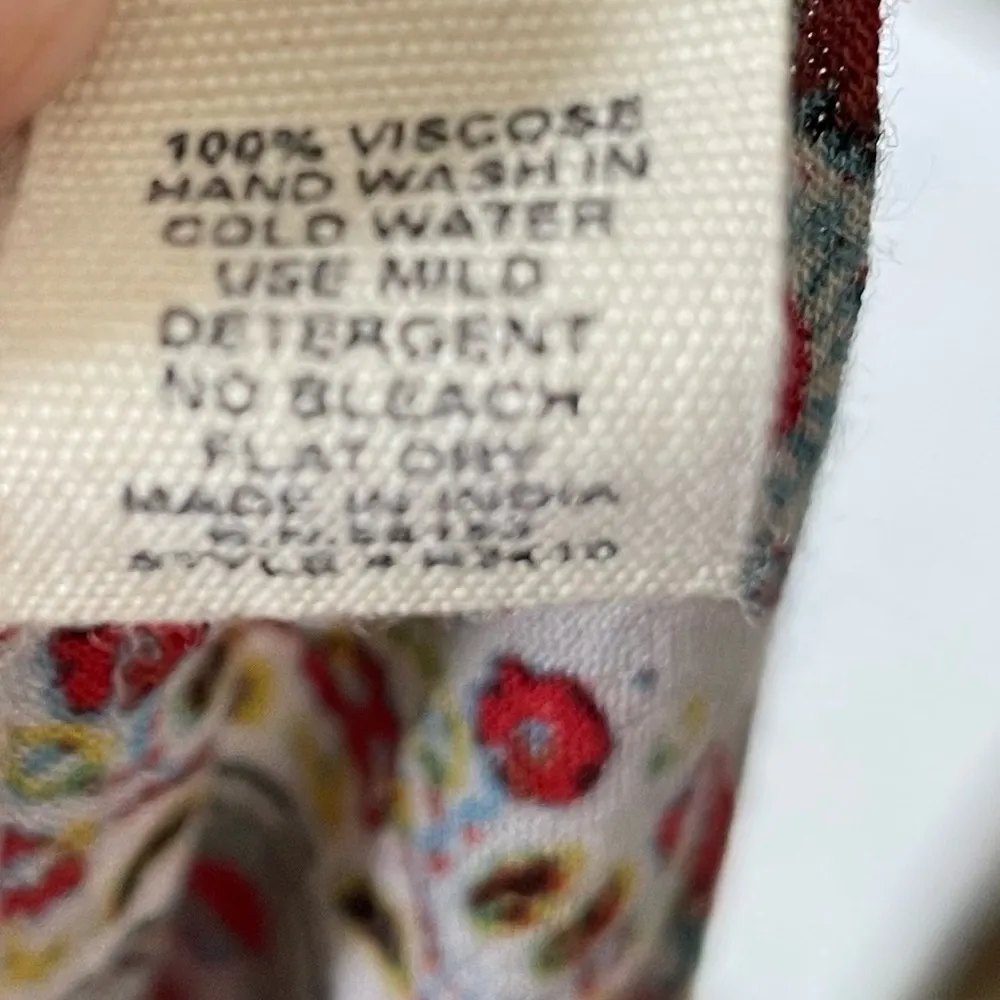 Anthropologie RAGA Floral Paisley Tie Front Romper Women’s Sz S NWT - Image 5