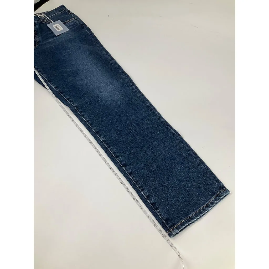 AG Alexxis Slim Jeans Vapor Wash 32 Button Fly Denim USA classic sustainable Blue - Image 10