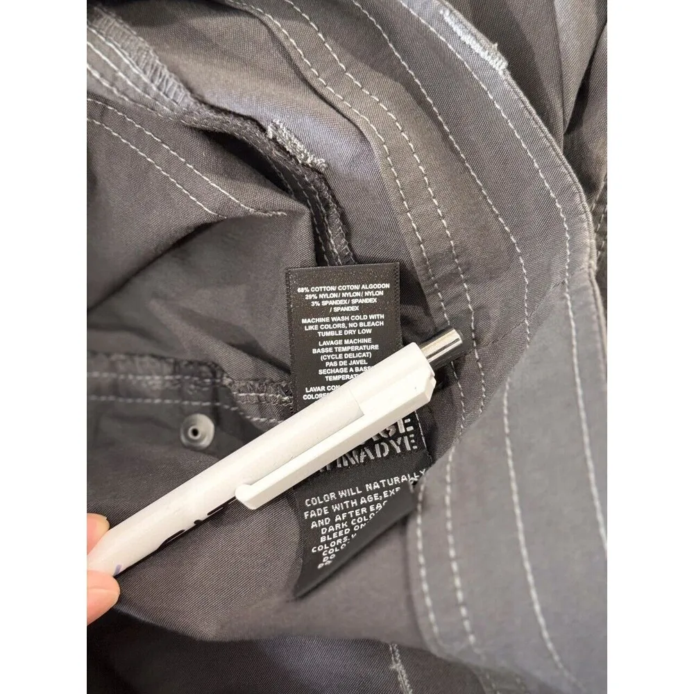 Kuhl Womens Shorts Gray Splash Cargo Stretch Hiking Outdoor Camp Gorpcore Size 2 - Image 8