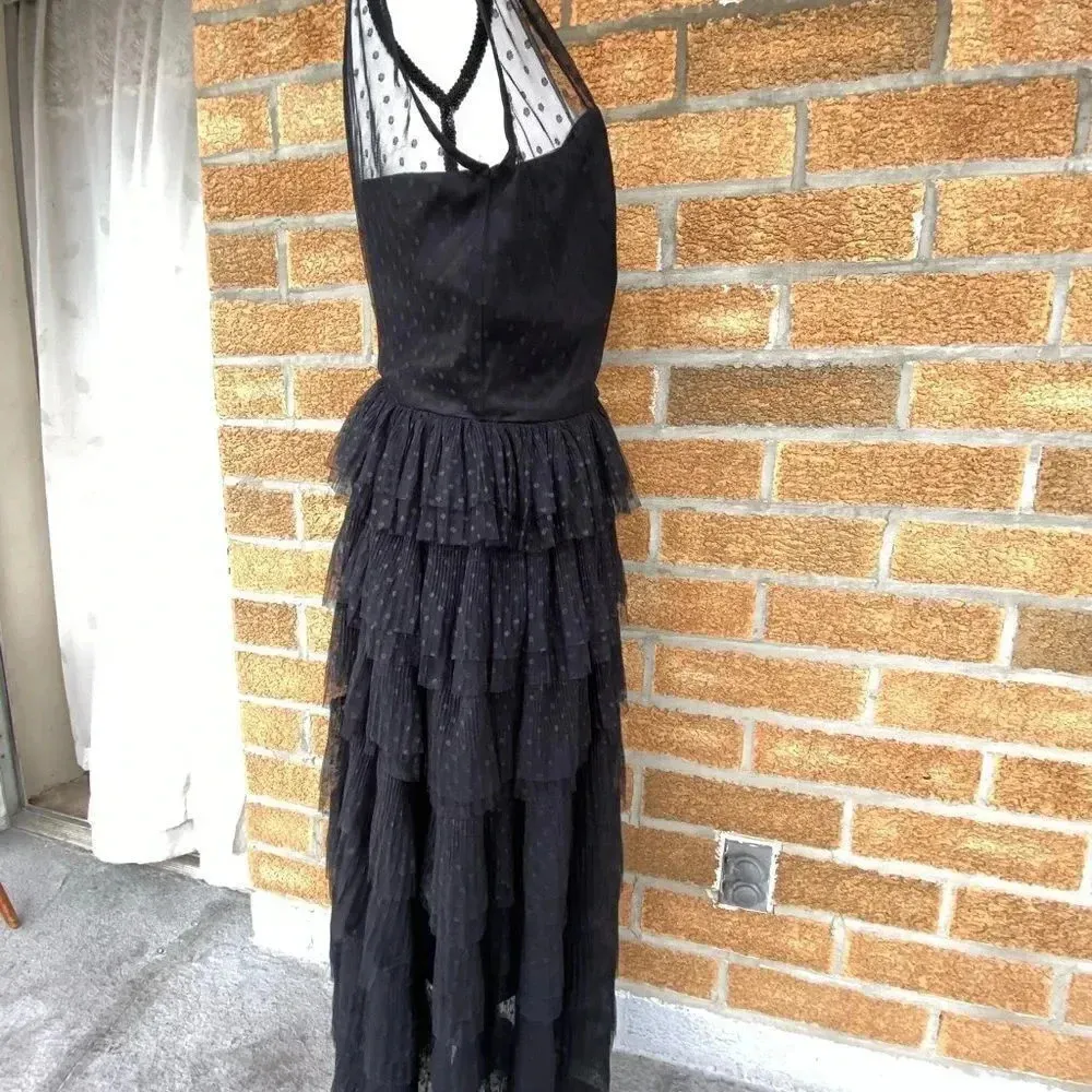 Collectif Courtney Polka Occasion Swing dress Black Size 10 - Image 4