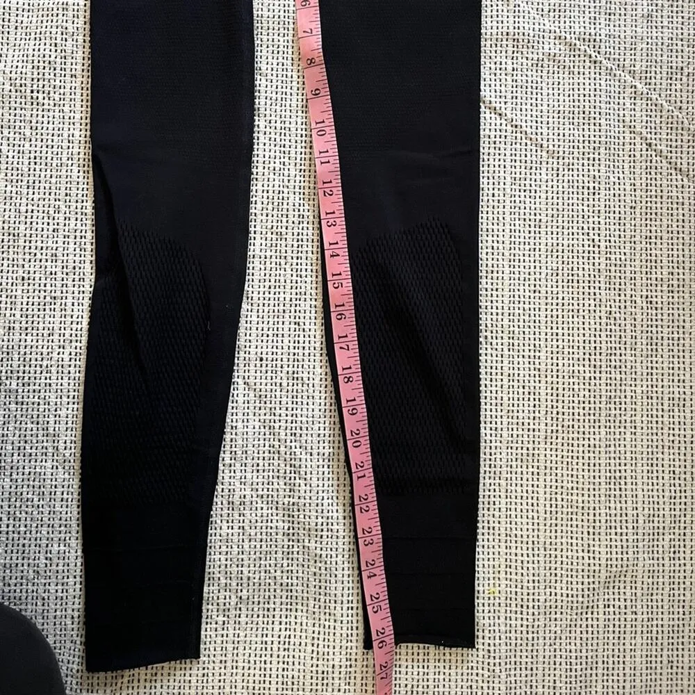 Fp movement high rise self hem mesh sculpt legging size medium Black - Image 7
