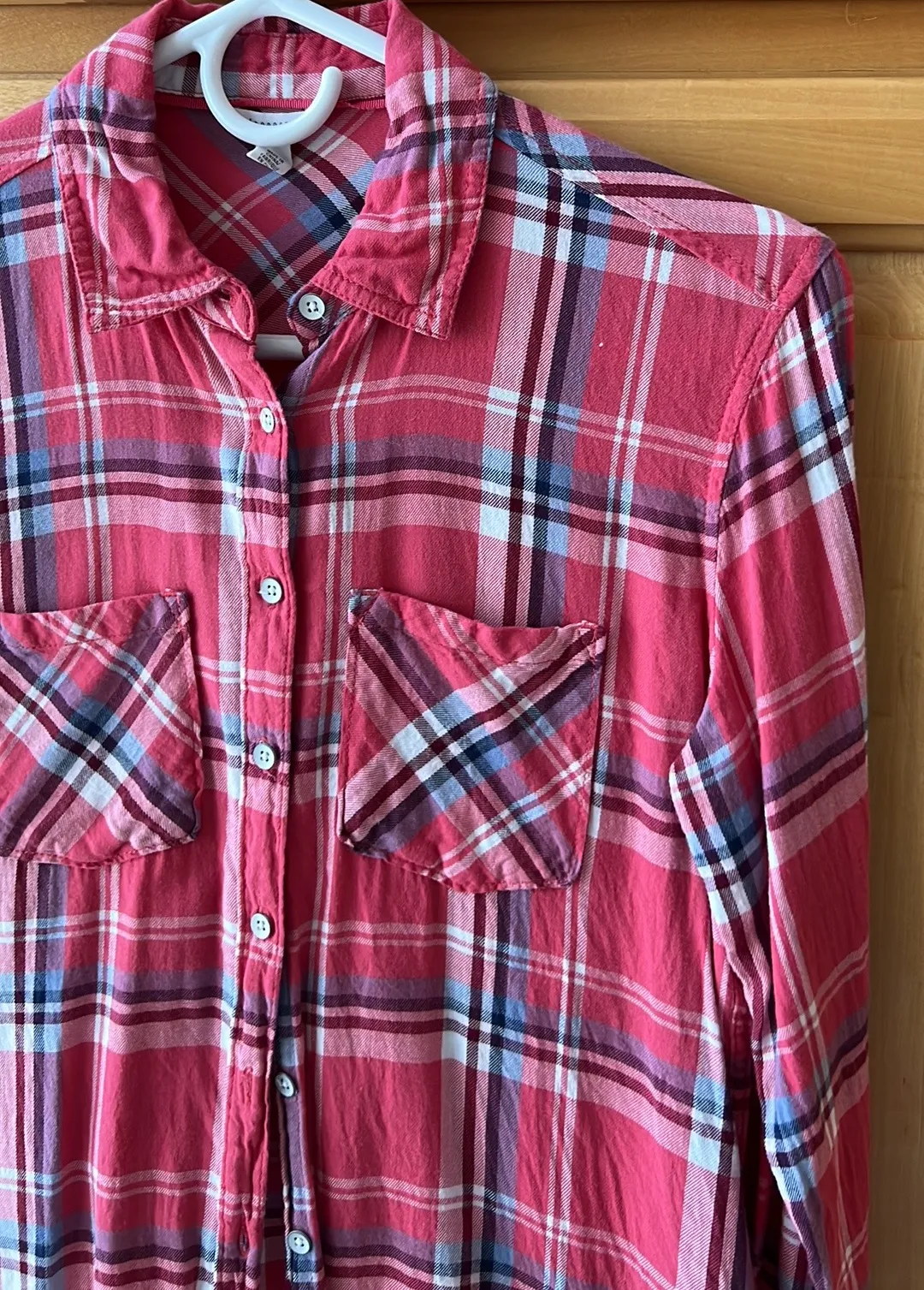 Aeropostale Plaid Flannel Button Down - Image 4