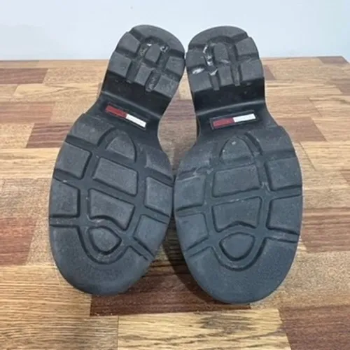 Tommy Hilfiger Loafers 7.5 Brown Leather Lug Y2K Vintage Chunky Academic Bratz - Image 10