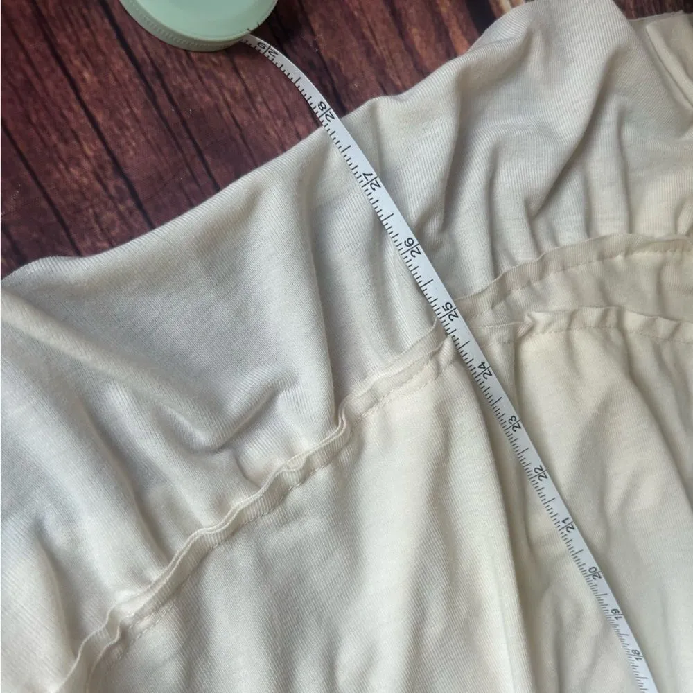 Women’s POL Off White Lace Mini Dress V-Nevk Size L - Image 5