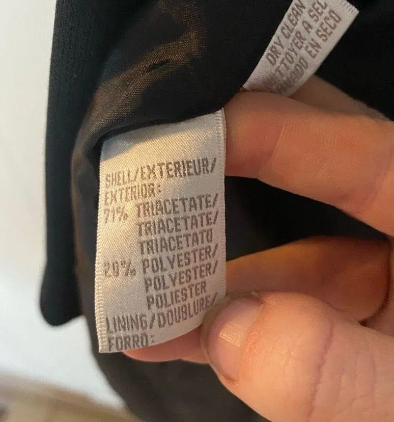 blazer / suit jacket SZ 10 in black - Image 4