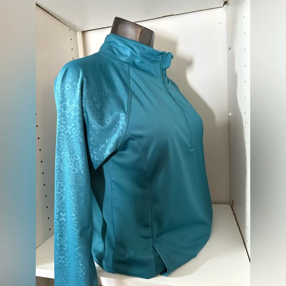 NWT Marika woman’s Gaia Tec fleece pullover size XL Green - Image 8