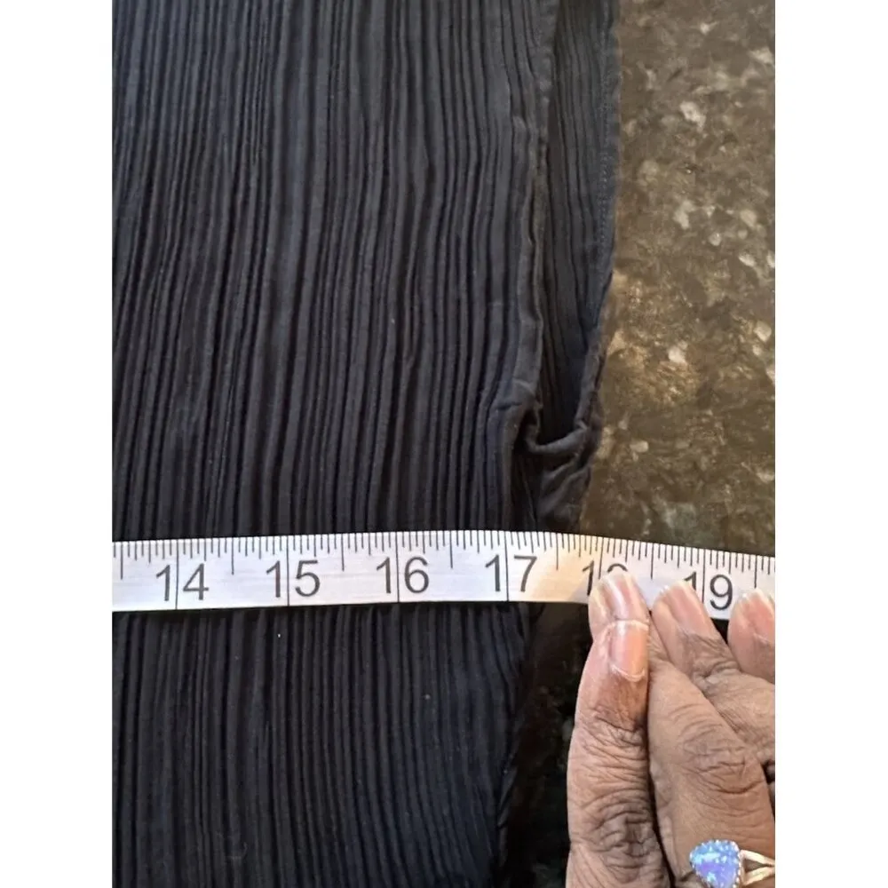 Madewell Plisse’ mini tea crinkle dress Sz 00 Pleated Corp Core Office Siren - Image 8