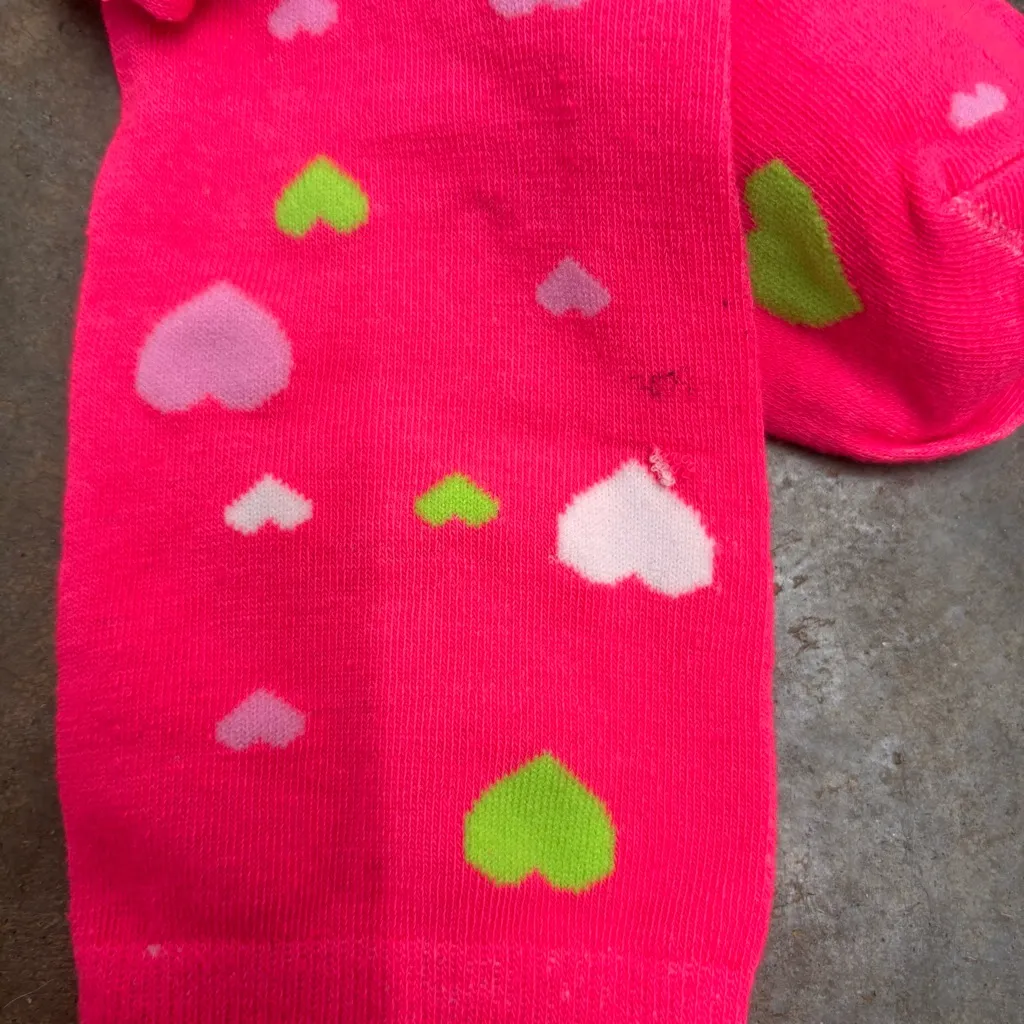 Sumona Pink Heart Thigh High Socks Valentines Day Mallgoth NWT - Image 4