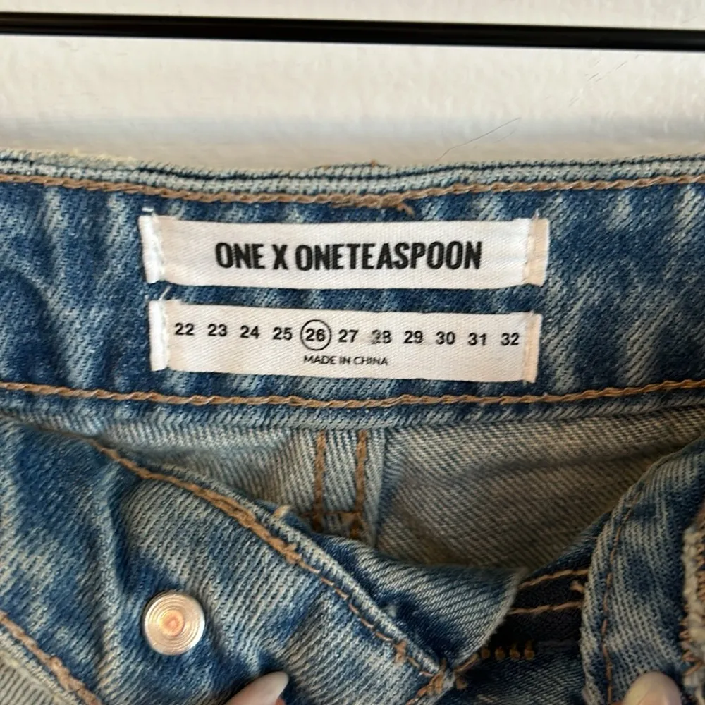 One x One Teaspoon High Waist Bonita Jean Shorts - Image 5