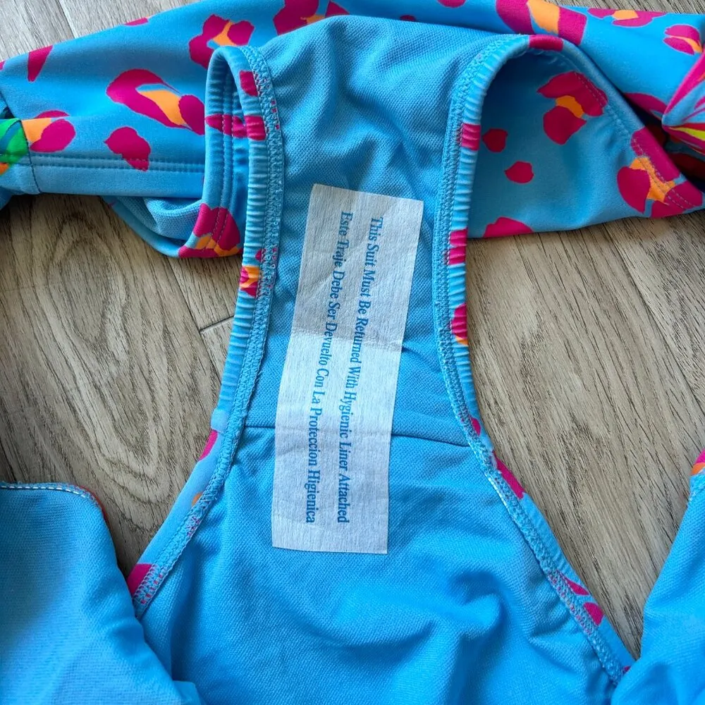 Tabitha Brown x Target Tropical Leopard Bikini Swim Bottom Size 3X NWOT Blue - Image 4