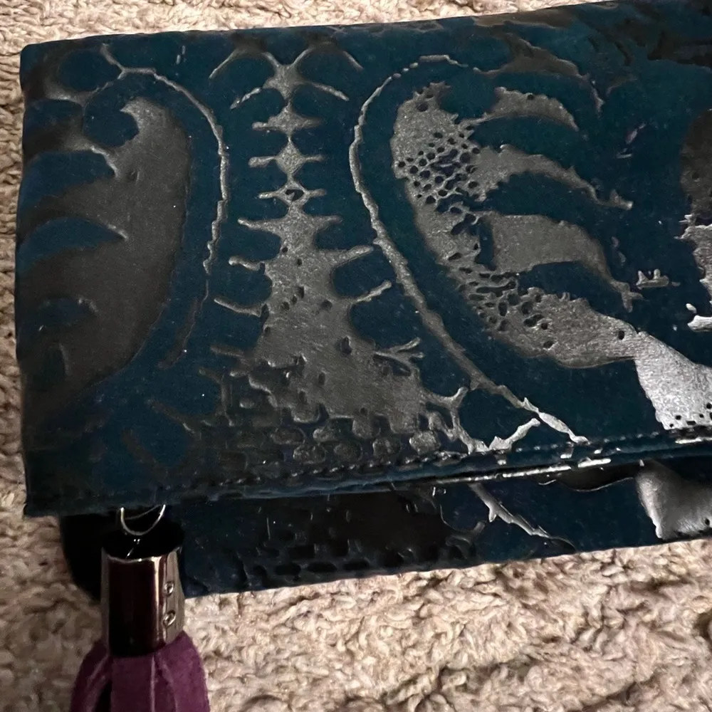 The Limited Damask Teal Clutch - Image 3