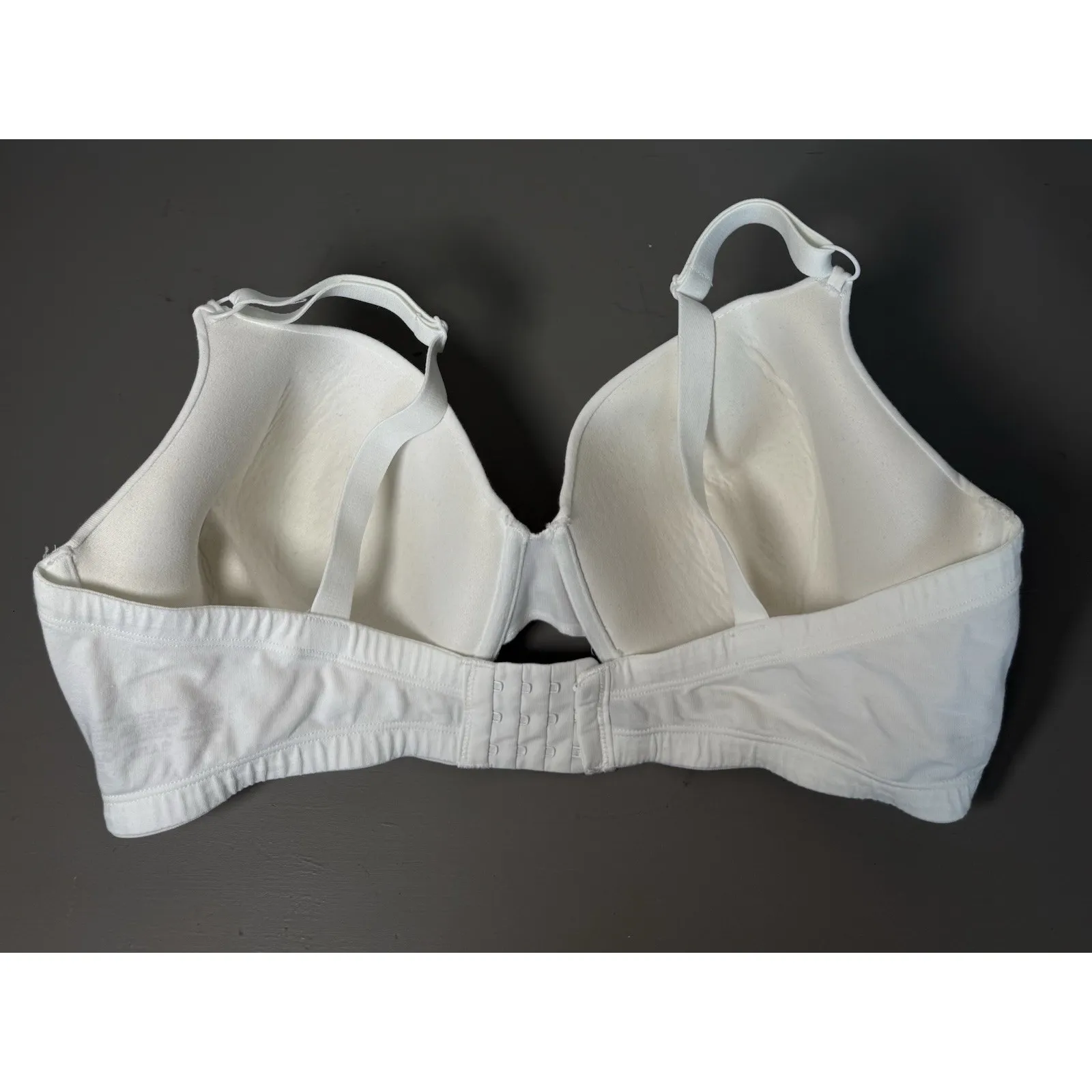 Fruit Of The Loom White Cotton Underwired T Shirt Bra Women's Size 42DD FT797PK - Image 2