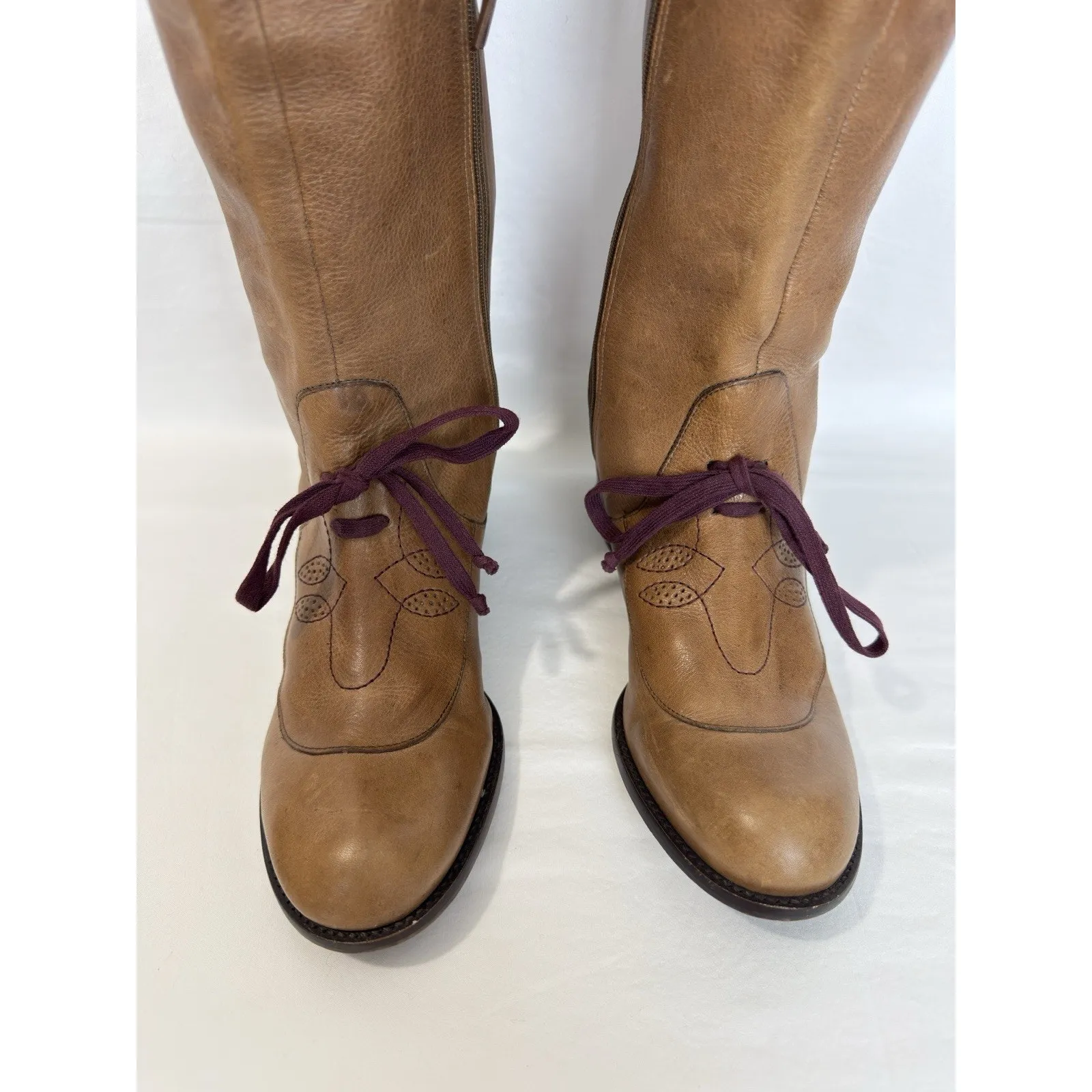 Anthropologie Schuler & Sons Dolmen Ribbon Philadelphia Boots Mujer US 7 B - Image 7