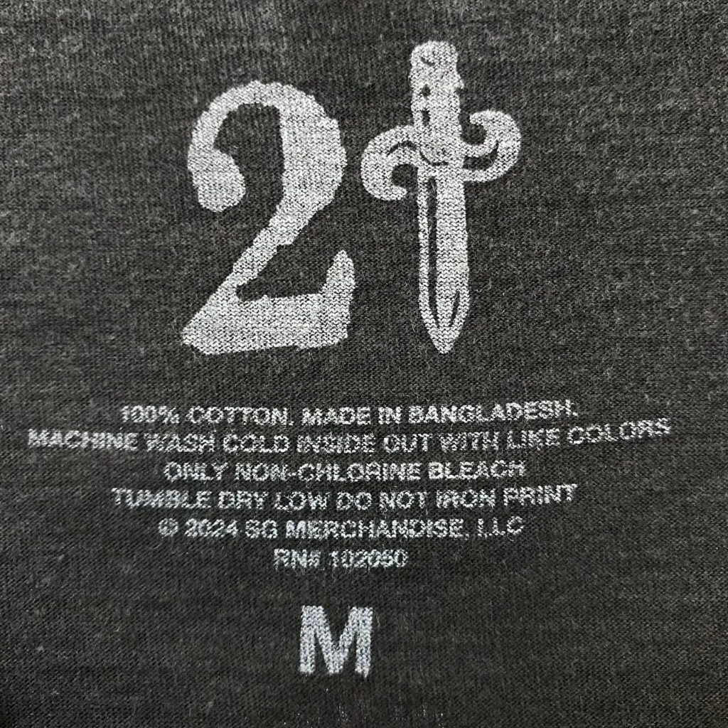 21 Savage Graphic T-Shirt Size Medium - Image 4