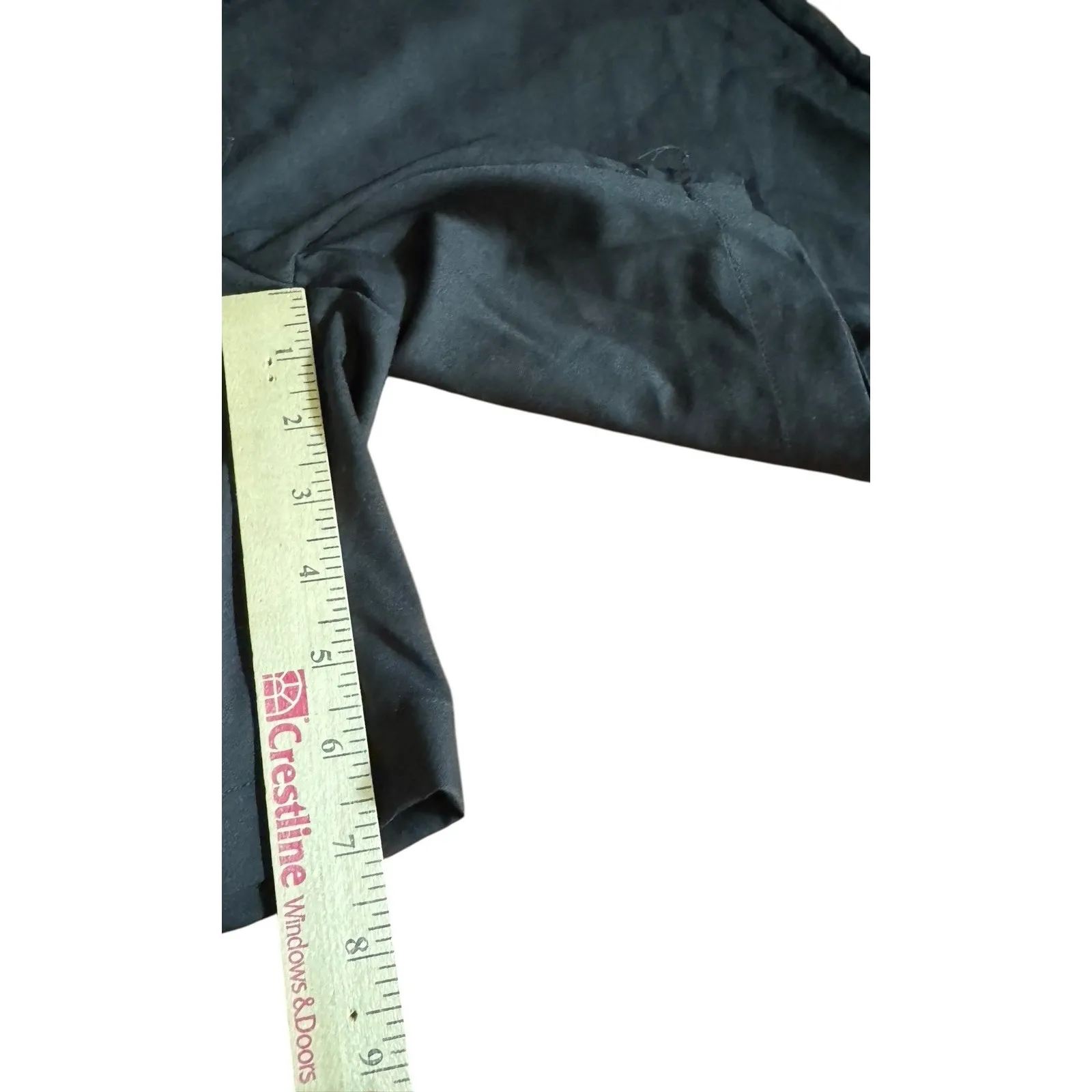 Fila Sport Woman Size 8 Athleisure Shorts Zip Front Pockets Golf Leisure Black - Image 7