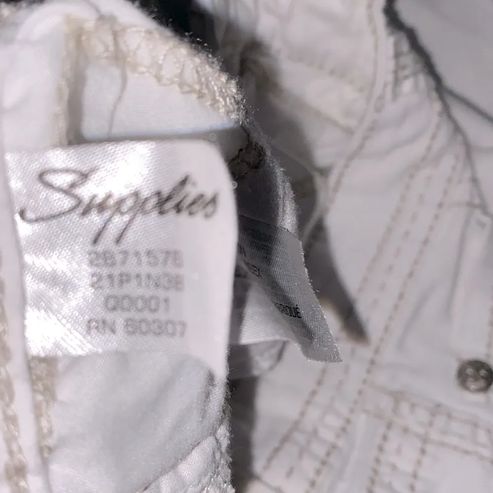 Supplies white denim Mila modern crop size 12 - Image 8