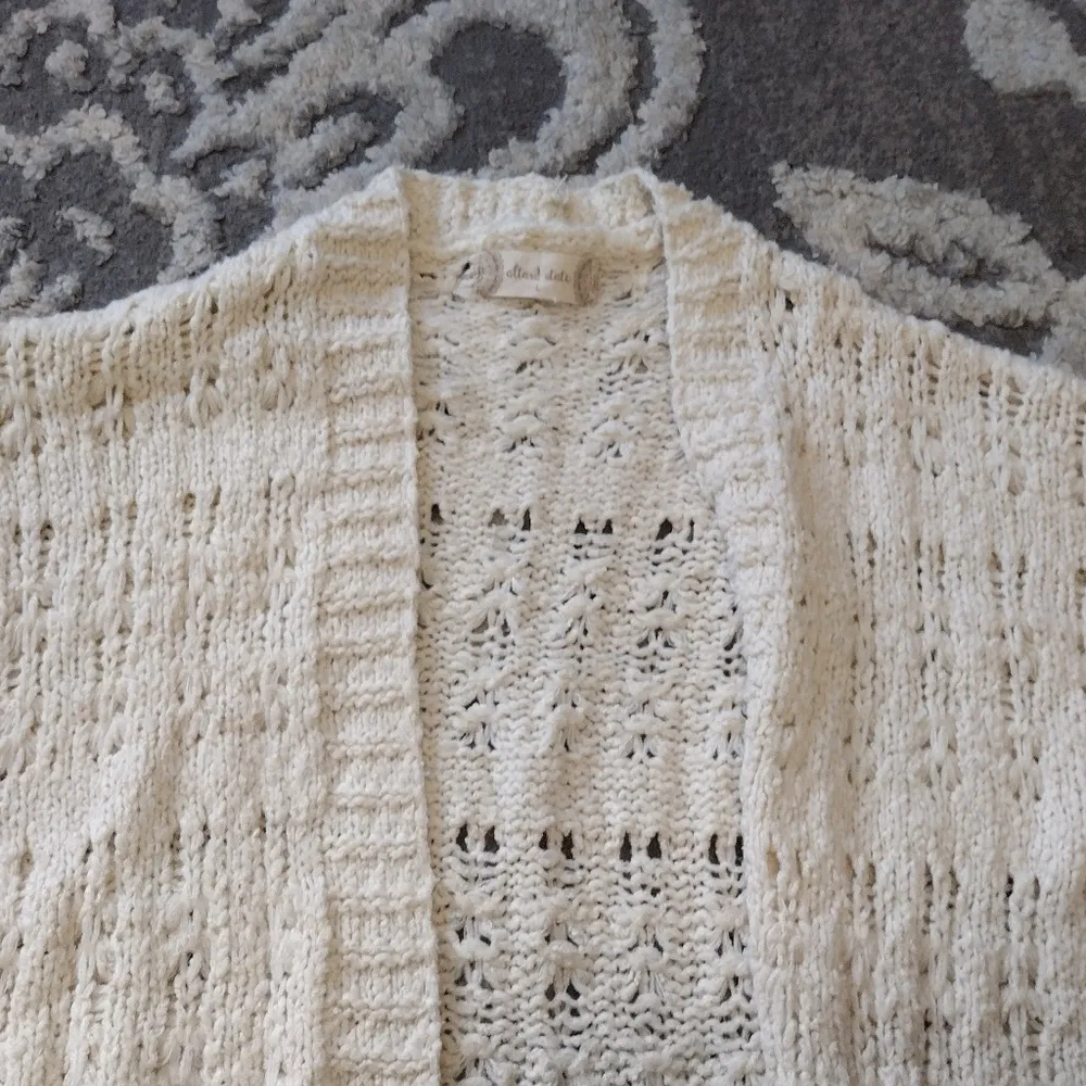 Cardigan Sweater Knit Long Sleeve Open Front - Image 4