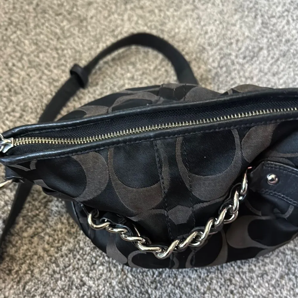 Coach Signature black Crossbody Bag - Image 4