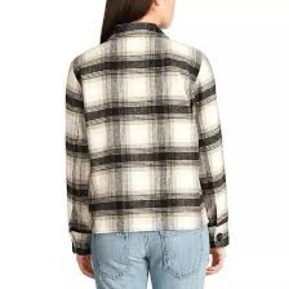 BB Dakota STEVE MADDEN Checkered Shirt Jacket Sz S - Image 7