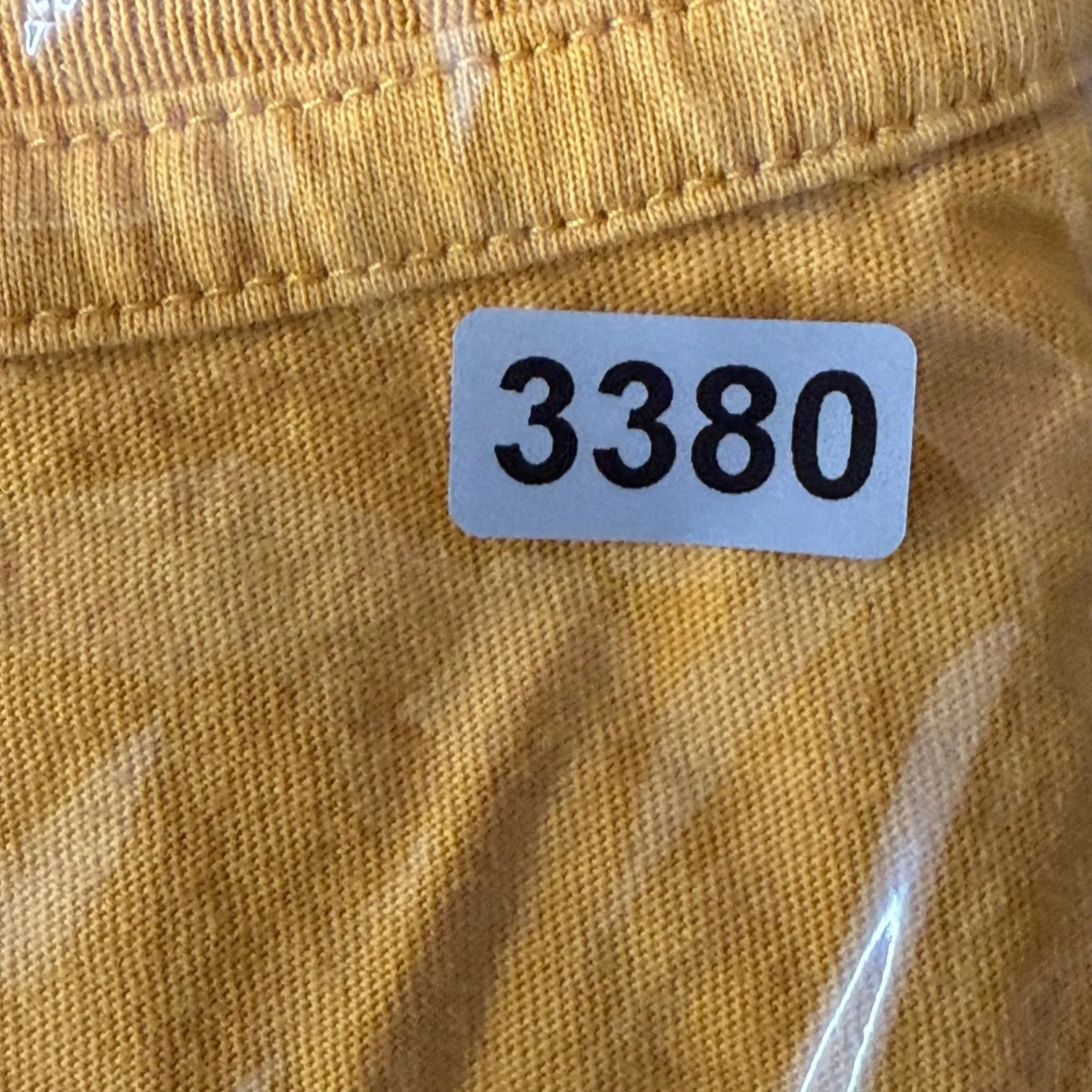 Pact V-Neck T-Shirt Organic Cotton Everyday Casual‎ Top Mustard Yellow L READ - Image 8