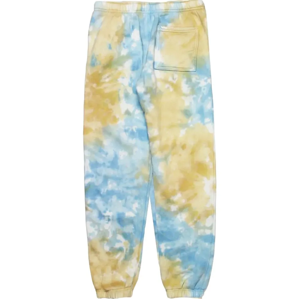 Cross Colours NWT XS Women's Sunshine Logo Tie Dye Joggers Sweatpants Blue - Image 3