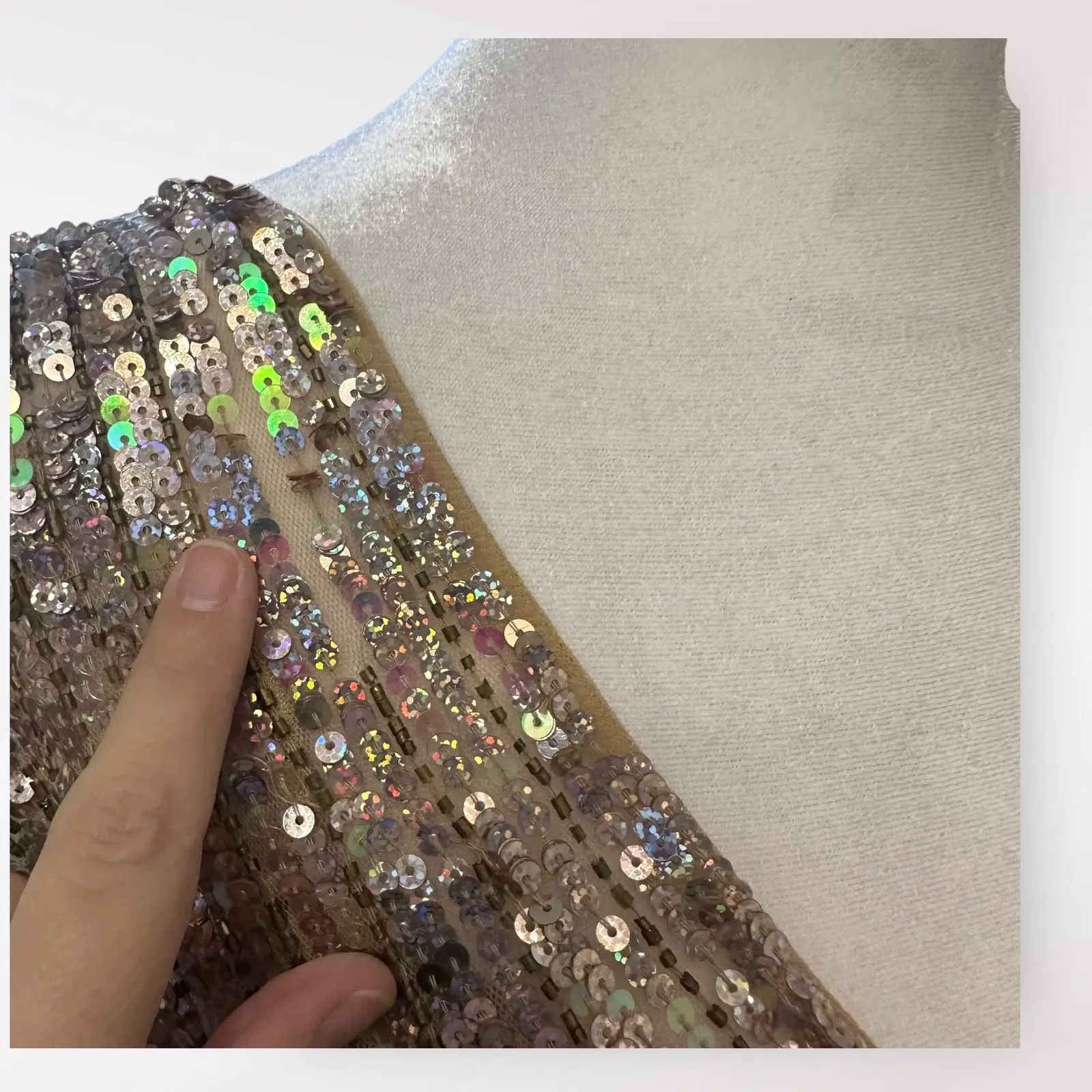 Mac Duggal Gold Sequin Cap Sleeve Gown 3785M Size 14 Long‎ Formal Gown NWT - Image 9