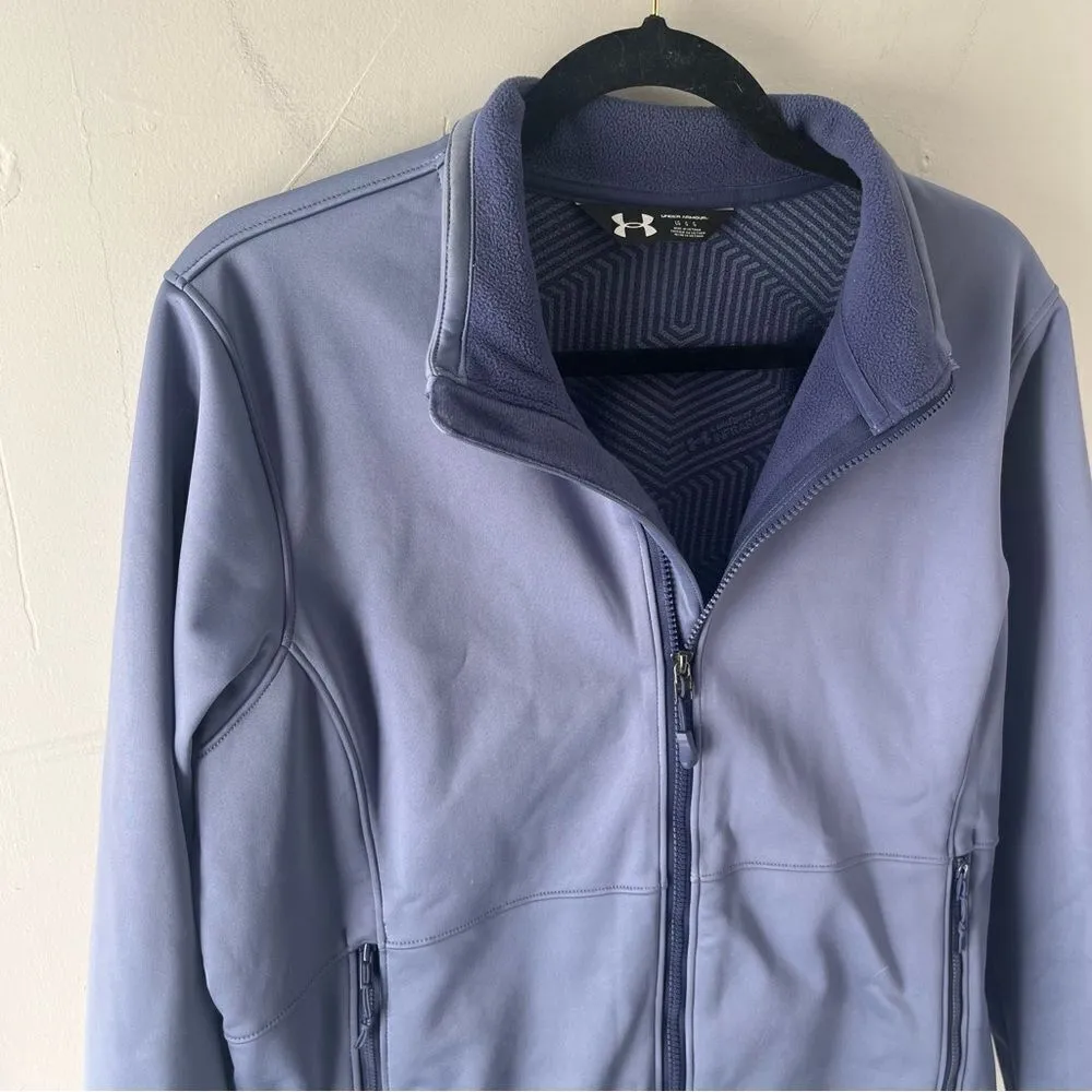 Under Armour Cold Infrared Softshell Jacket Steel Blue - Image 2