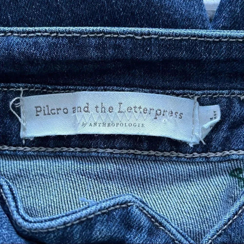 Anthropologie Pilcro and the Letterpress High Rise Slim Jeans Size 26 - Image 8