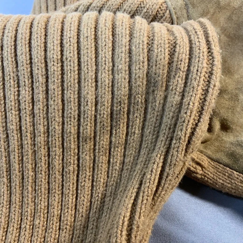 Vintage Women’s Eddie Bauer Seattle Suede Washable Tan Leather Jacket SZ XL 70s - Image 8