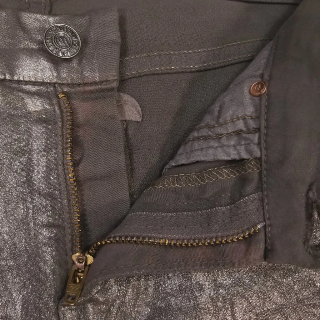 Mother The Looker Jeans Disturbing the Peace Gunmetal Sz 26 - Image 10