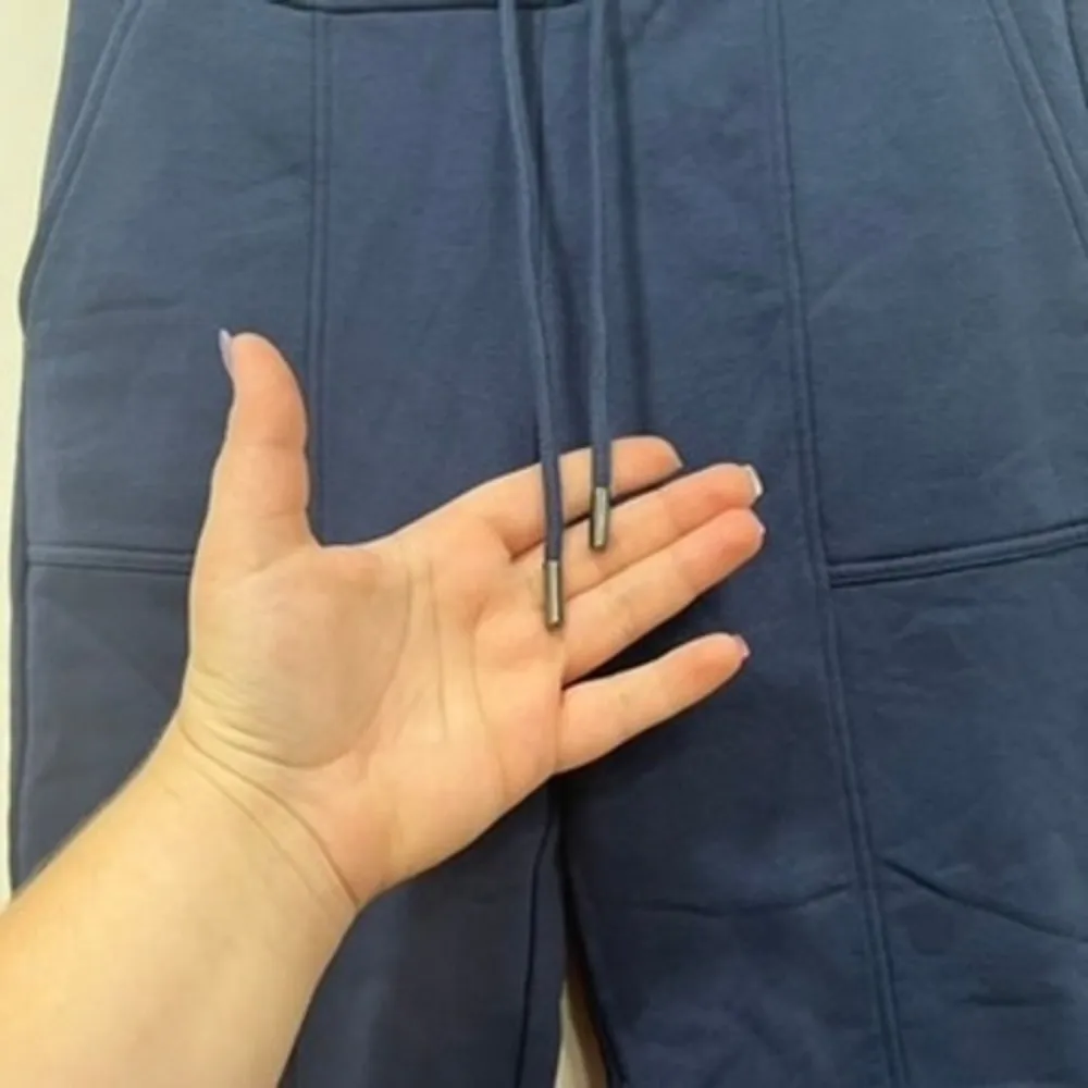 Banana Republic Women Sweatpants Small NWT $79.50 Navy Blue Jogger Lounge Cotton - Image 3