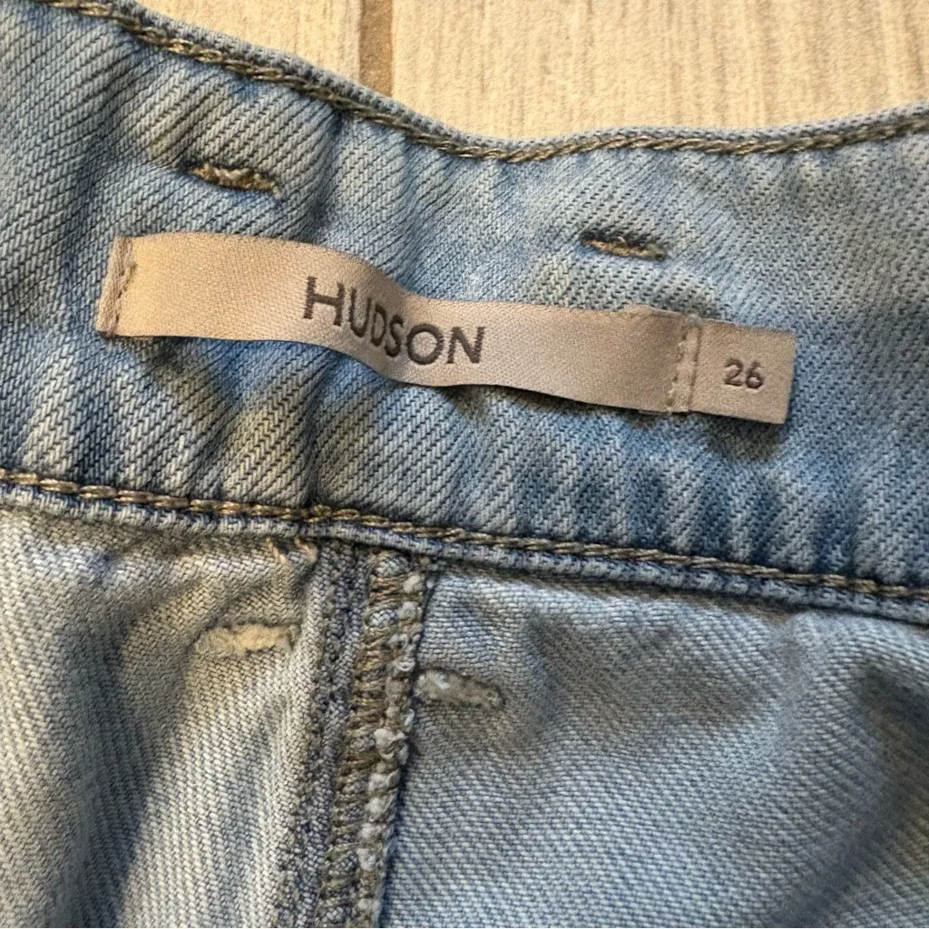 Hudson Jeans High Rise Utility Short in Spring Indigo, Sz 26 - Image 13