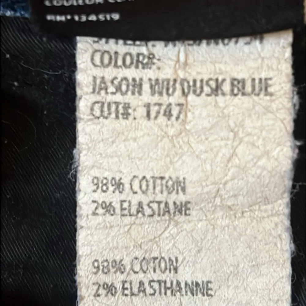3x1 and  W4 Paneled Skinny Jeans in Dusk Blue Wash Size 27 - Image 10