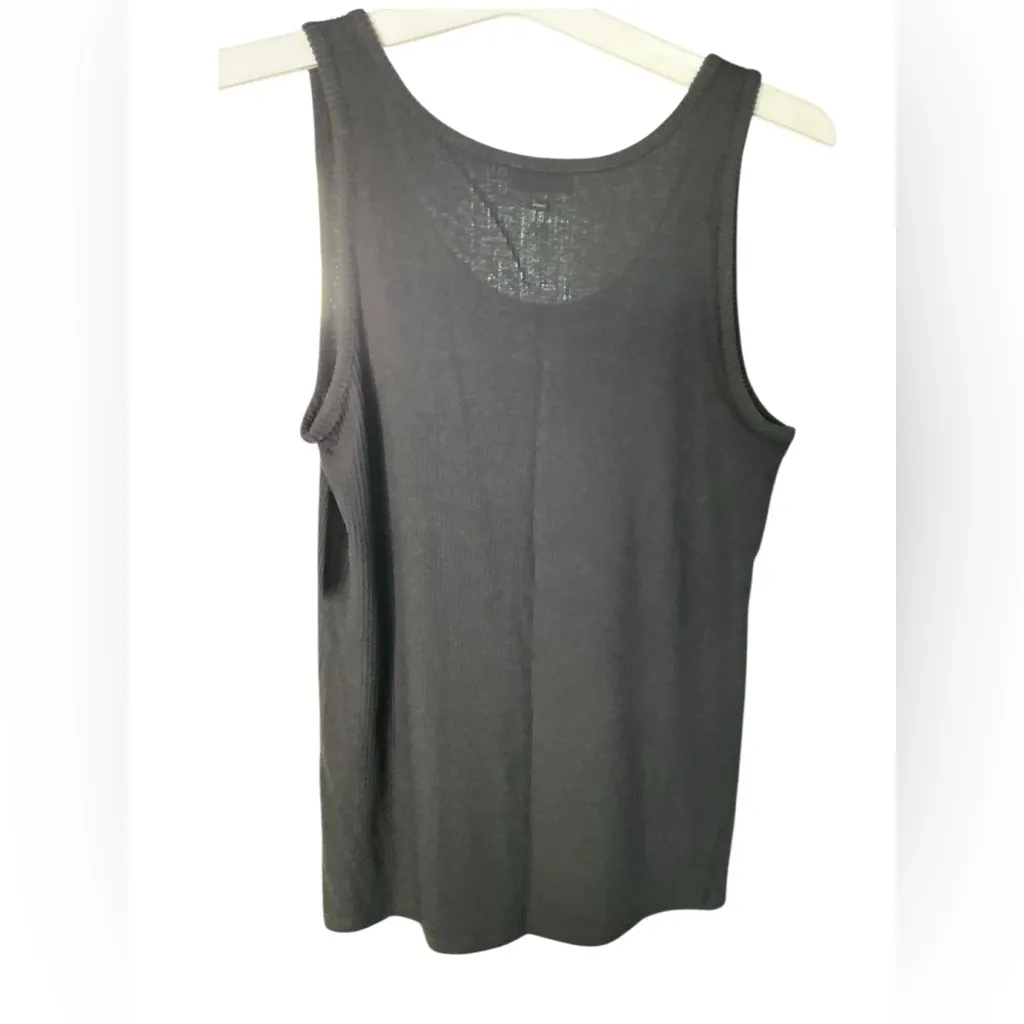 Tommy John Charcoal Tank Top Gray Size M - Image 3