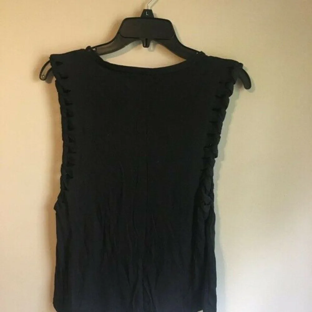 ya Los Angeles small black crop top - Image 3